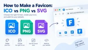 How to Make a Favicon: ICO vs PNG vs SVG