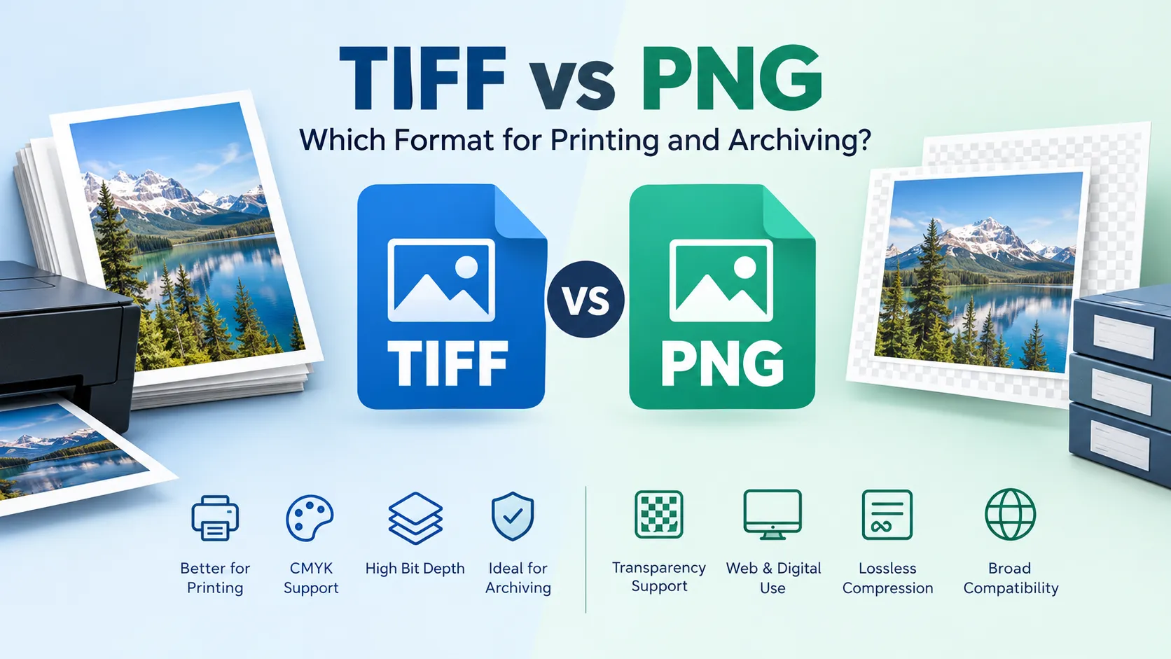 TIFF vs PNG: Which Format Is Better for Printing and Archiving?